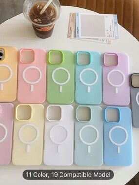 New Macaron Color Phone case for iPhone